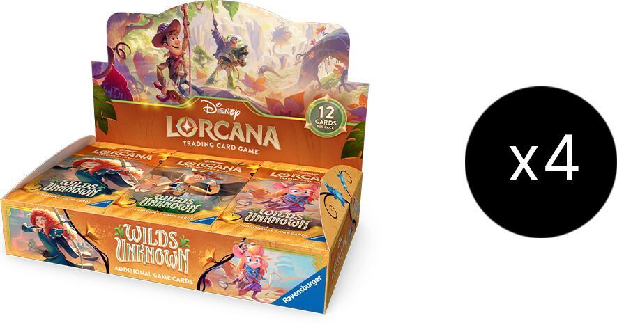 CASE Disney Lorcana: Wilds Unknown Booster Box Case