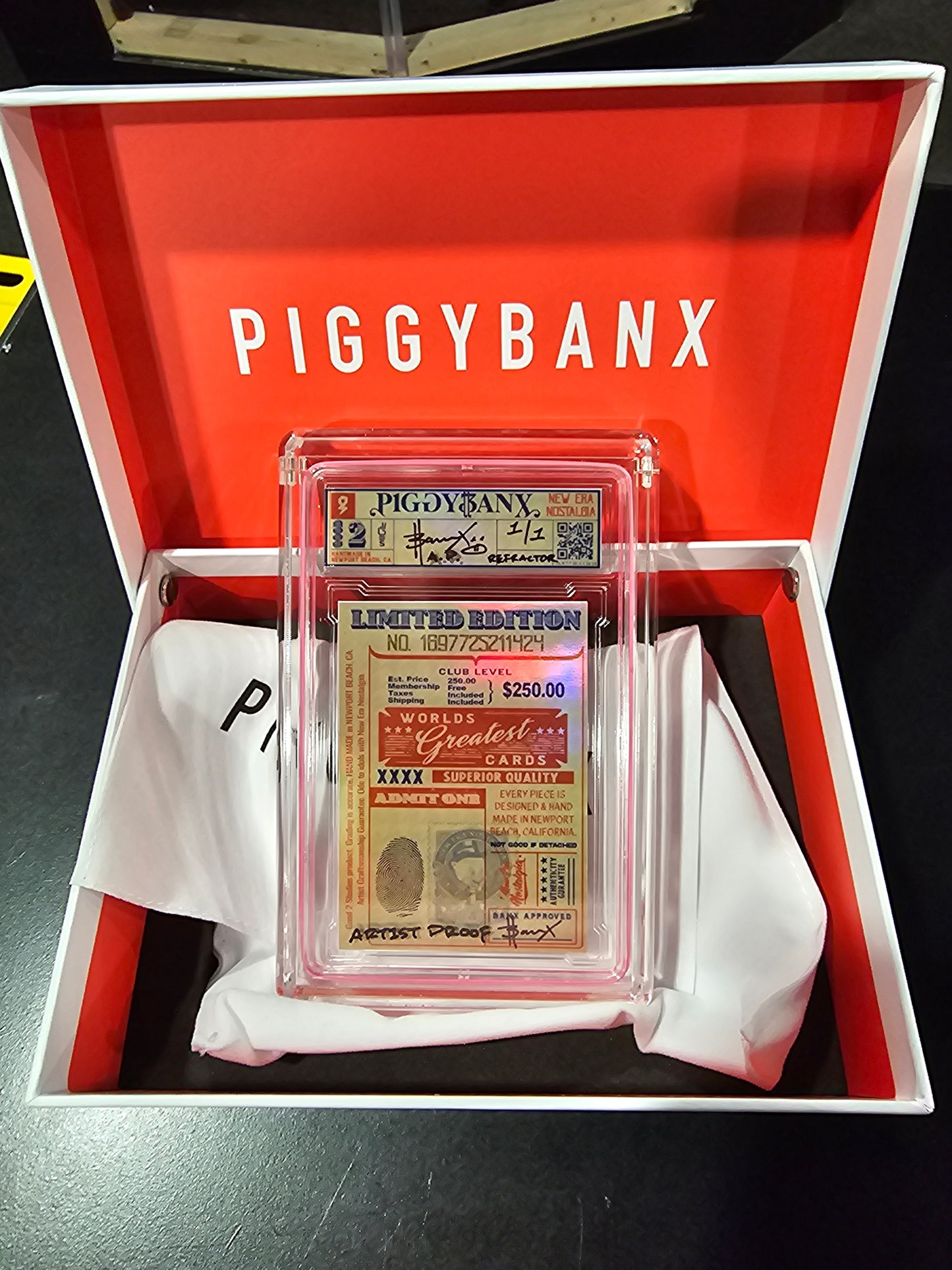 PIGGYBANX 2023 "LADY OF THE LEAGUE" ARTIST PROOF REFRACTOR VARIATION POP 5