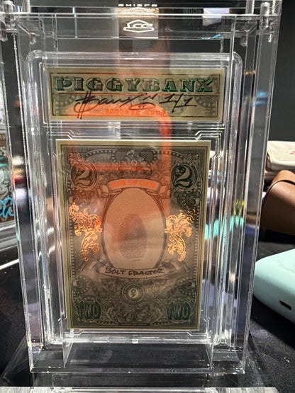 PIGGYBANX HIROQUEST 3 1/1 BOLT FRACTOR  BLUE/PURPLE/GOLD AUTO BY STEVE AOKI PBX