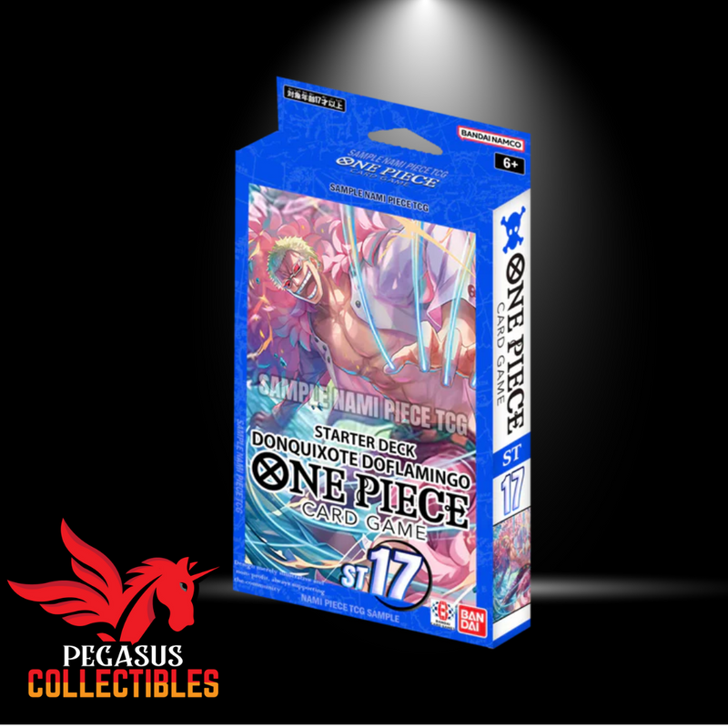 ONE PIECE TCG: BLUE DONQUIXOTE DOFLAMINGO STARTER DECK (ST-17)