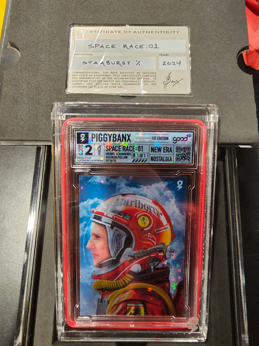 PIGGYBANX 2024 SPACE RACE 01 08/14/24 BLACK BACK STARBURST VARIATION PBX