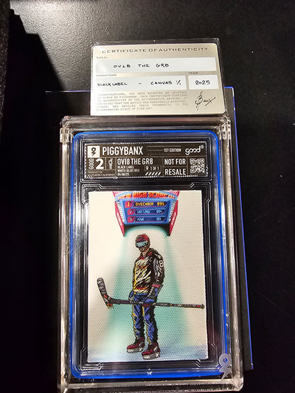 PIGGYBANX 2025 OVI8 THE GR8 BLACK LABE 04/06/25 CANVAS VARIATION PBX