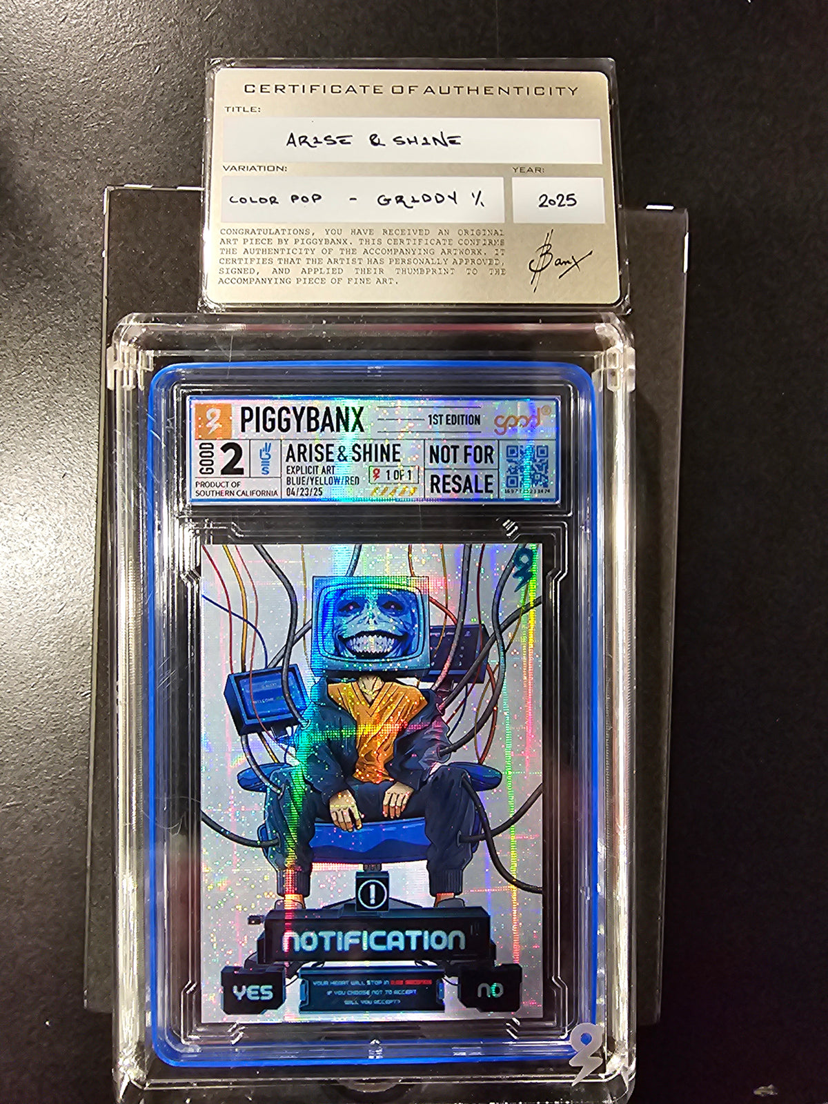 PIGGYBANX 2025 ARISE & SHINE 04/23/25 GRIDDY VARIATION