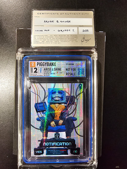 PIGGYBANX 2025 ARISE & SHINE 04/23/25 GRIDDY VARIATION