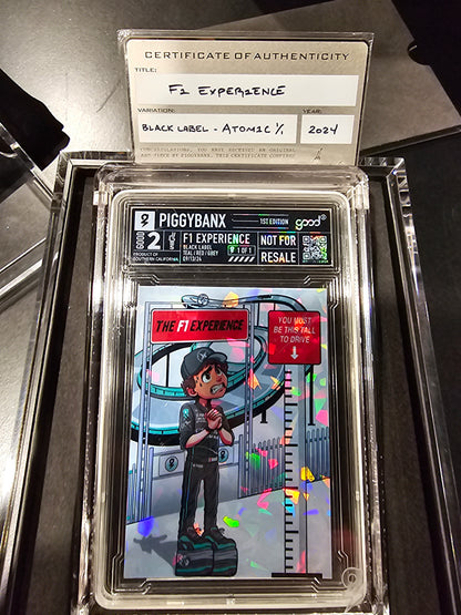 PIGGYBANX 2024 F1 EXPERIENCE BLACK LABEL 09/13/24 ATOMIC VARIATION PBX