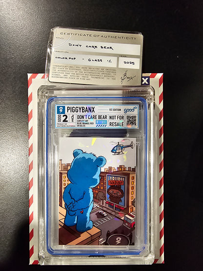 PIGGYBANX 2025 DON'T CARE BEAR 09/05/25 GLASS VARIATION
