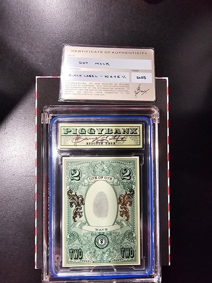 PIGGYBANX 2025 GOT MILK BLACK LABEL 07/11/2025 WAVE VARIATION