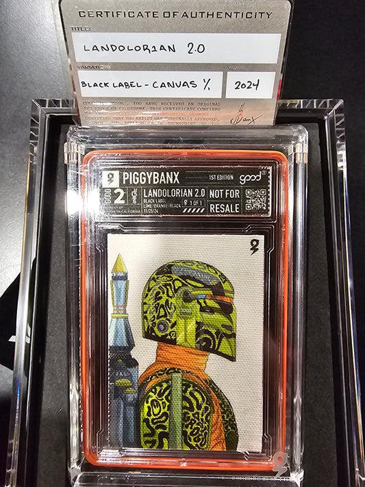 PIGGYBANX 2024 LANDOLORIAN 2.0 BALCK LABEL CANVAS VARIATIONS PBX