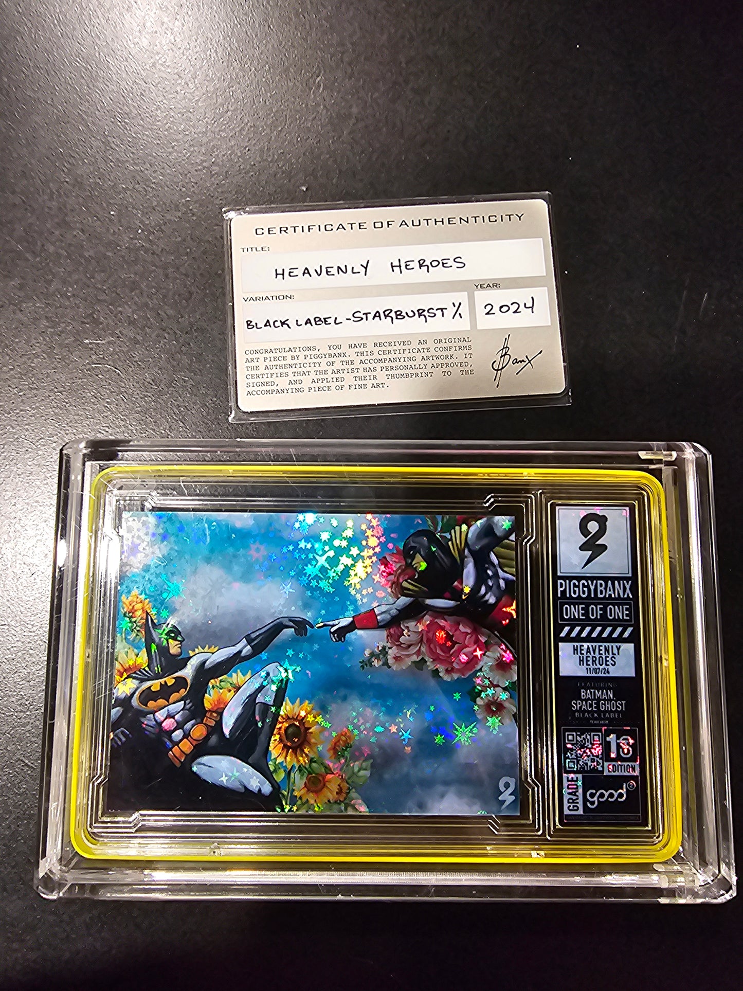 PIGGYBANX 2024 HEAVENLY HEROES 11/07/2024 STARBUST VARIATION PBX