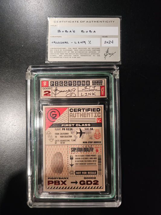 PIGGYBANX 2024 BOBA'S BOBA LINK VARIATION