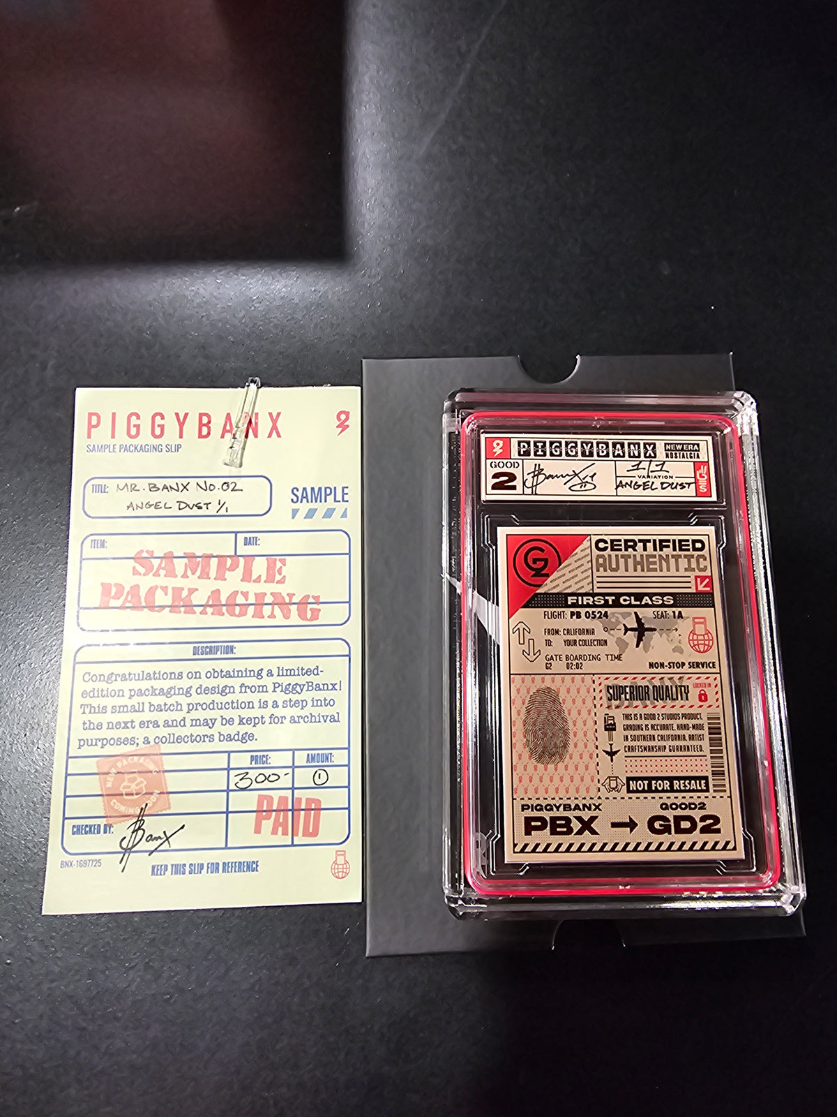 PIGGYBANX 2024 MR.BANX NO.02 07/04/24 ANGEL DUST VARIATION