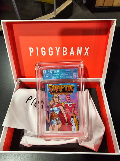 PIGGYBANX 2023 "LADY OF THE LEAGUE" ARTIST PROOF REFRACTOR VARIATION POP 5