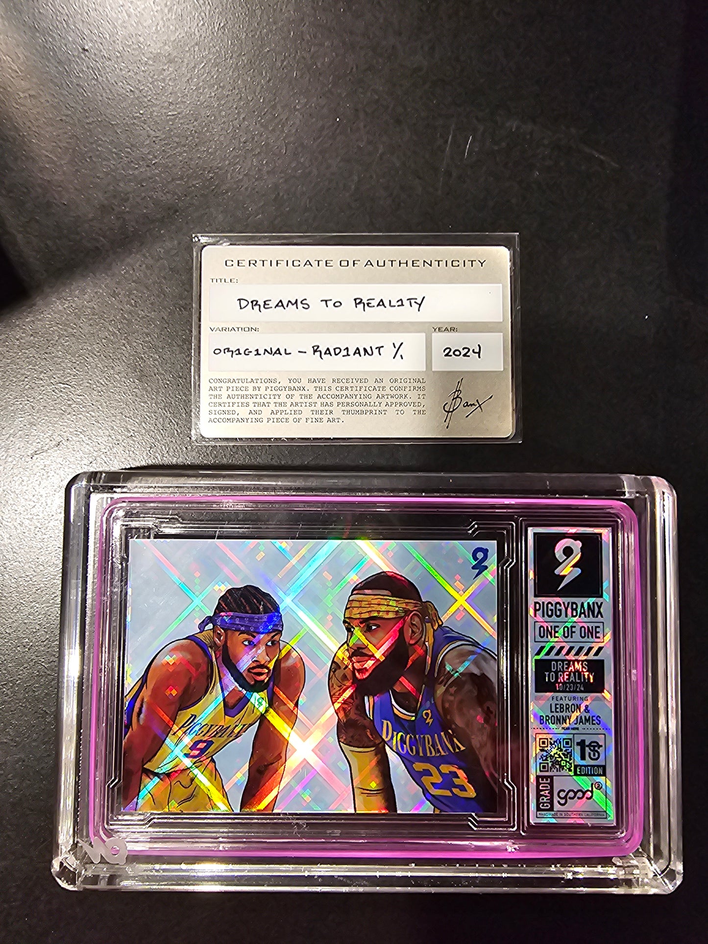 PIGGYBANX 2024  DREAMS TO REALITY 10/23/24 RADIANT VARIATION PBX
