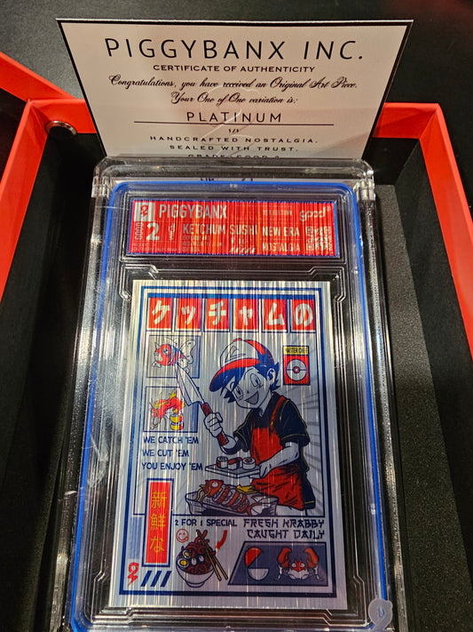PIGGYBANX 2024 "KETCHUM SUSHI" 03/11/2024 PLATINUM VARIATION