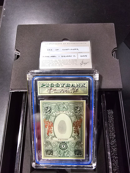 PIGGYBANX 2025 SEA OF SUNFLOWER BLACK LABEL GRIDDY VARIATION