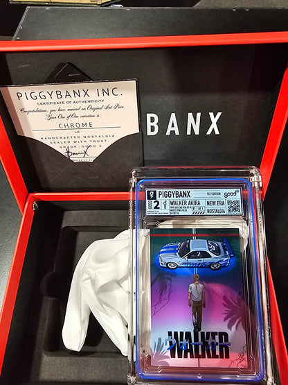 PIGGYBANX 2024 "WALKER AKIRA" 1999 SKYLINE 04/02/2024 CHROME VARIATION