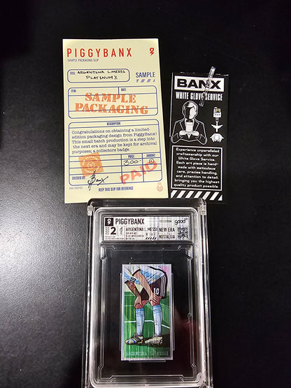 PIGGYBANX 2024 ARGENTINA L. MESSI 06/24/24 PLATINUM VARIATION PBX