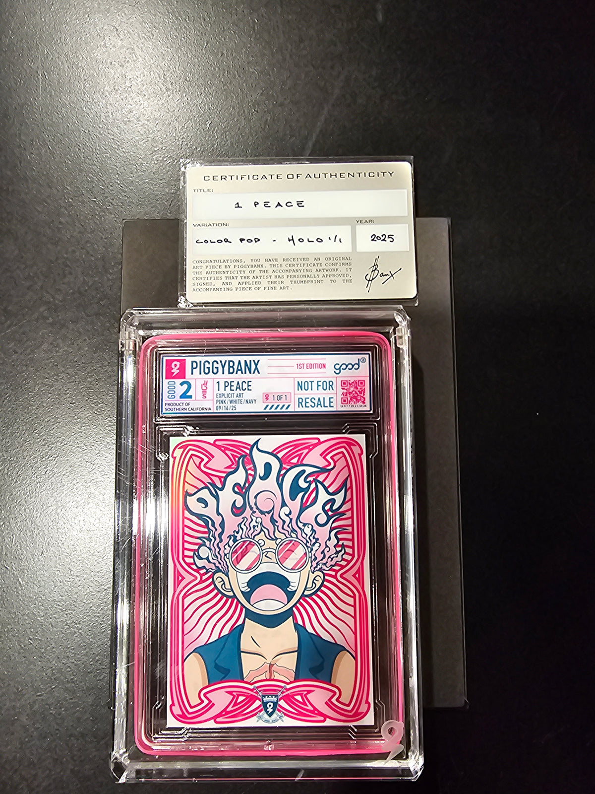 PIGGYBANX 2025 "1 PEACE" 09/16/25 HOLO VARIATION PBX