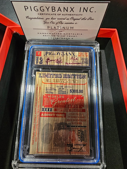 PIGGYBANX 2024 "KETCHUM SUSHI" 03/11/2024 PLATINUM VARIATION